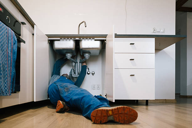 Professional Drain Cleaning technician working in Bluffton, TX